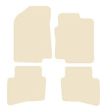 Kia Rio 2011-2017 Beige Luxury Velour Tailored Car Mats NV HITECH