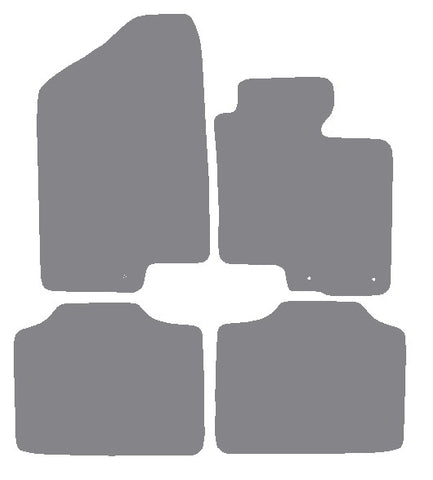 Kia Optima 2010-2015 Grey Premium Carpet Tailored Car Mats NV HITECH