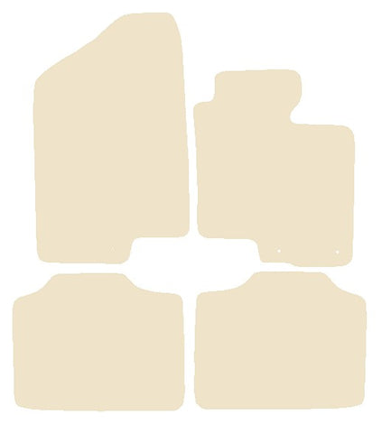 Kia Optima 2010-2015 Beige Luxury Velour Tailored Car Mats NV HITECH