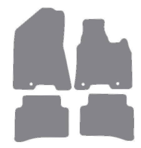 Kia Sportage 2016-2021 Grey Premium Carpet Tailored Car Mats NV HITECH