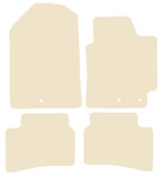Kia Rio 2018 onwards Beige Luxury Velour Tailored Car Mats NV HITECH