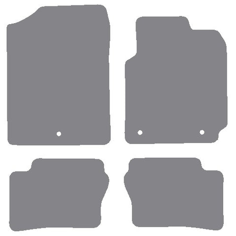 Kia Picanto 2017-2024 Grey Premium Carpet Tailored Car Mats NV HITECH