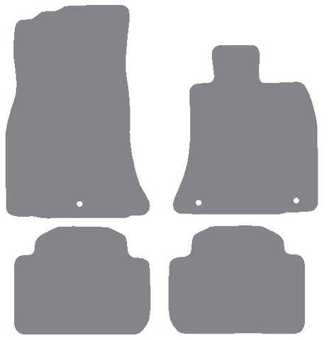 Kia Stinger 2018 onwards Grey Premium Carpet Tailored Car Mats NV HITECH