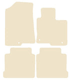 Kia Optima Sedan 2016 onwards Beige Luxury Velour Tailored Car Mats NV HITECH