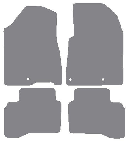 Kia Niro 2017-2022 Grey Premium Carpet Tailored Car Mats NV HITECH