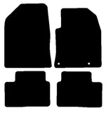 Kia Ceed Automatic 2018 onwards Black Luxury Velour Tailored Car Mats NV HITECH