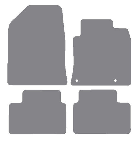 Kia Xceed Manual 2019 onwards Grey Premium Carpet Tailored Car Mats NV HITECH