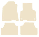 Kia Soul EV 2020 onwards Beige Luxury Velour Tailored Car Mats NV HITECH