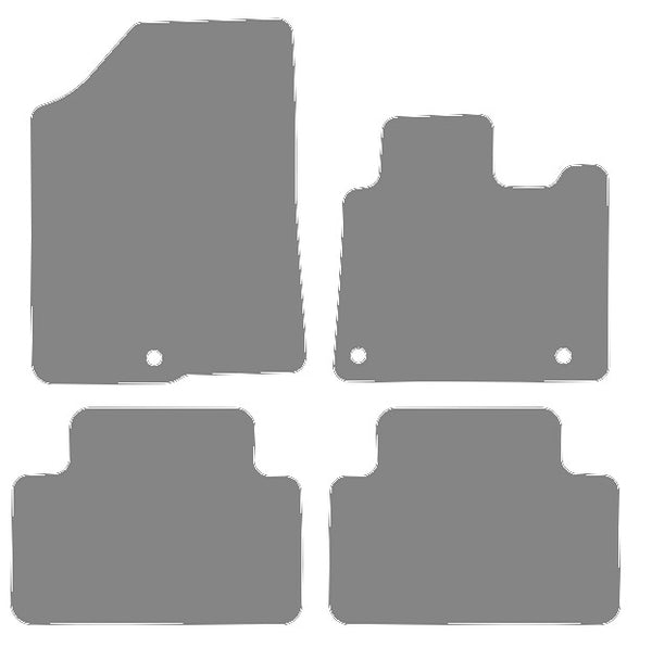 Kia Sorento Diesel 2020 onwards Grey Luxury Velour Tailored Carpet Car Mats NV HITECH