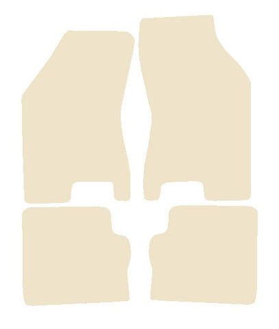 Lancia Delta 1985-1994 Beige Luxury Velour Tailored Car Mats NV HITECH