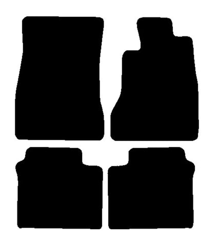 Lexus GS 1994-1998 Black Luxury Velour Tailored Car Mats NV HITECH