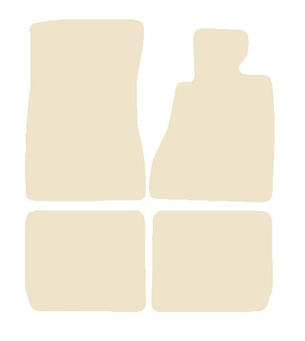 Lexus LS  2000-2006 Beige Luxury Velour Tailored Car Mats NV HITECH