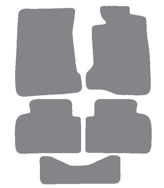 Lexus Soarer Coupe 1990-1998 Grey Premium Carpet Tailored Car Mats NV HITECH