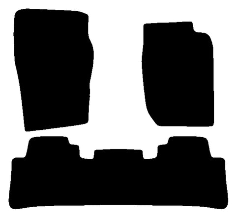 Land Rover Range Rover 1995-2002 Black Luxury Velour Tailored Car Mats NV HITECH