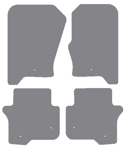 Land Rover Discovery 2004-2009 Grey Premium Carpet Tailored Car Mats NV HITECH