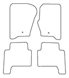 Land Rover Range Rover Sport (Separate Rears) 2005-2013 Tailored VS Rubber Car Mats