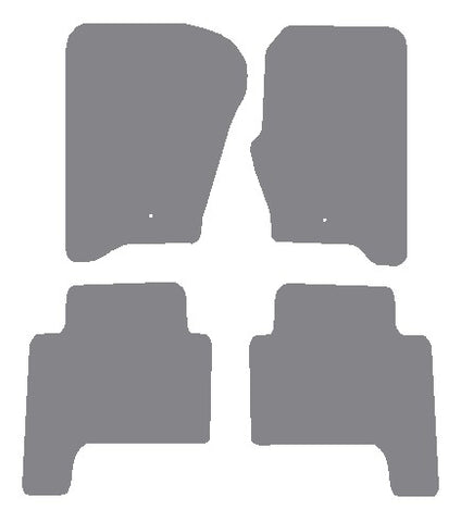 Land Rover Range Rover Sport (Separate Rears) 2005-2013 Grey Premium Carpet Tailored Car Mats NV HITECH