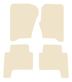 Land Rover Range Rover Sport (Separate Rears) 2005-2013 Beige Luxury Velour Tailored Car Mats NV HITECH
