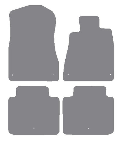 Lexus GS 2005-2011 Grey Premium Carpet Tailored Car Mats NV HITECH