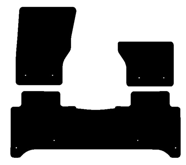 Land Rover Range Rover (5 Seater) SWB 2013-2021 Black Tailored Carpet Car Mats NV HITECH