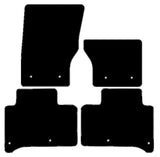 Land Rover Range Rover Sport L494 (Separate Rears) 2013-2022 Black Premium Carpet Tailored Car Mats NV HITECH