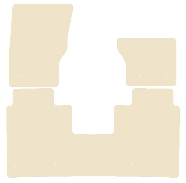 Land Rover Range Rover (5 Seater) LWB 2013-2021 Beige Luxury Velour Tailored Car Mats NV HITECH