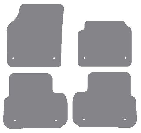 Land Rover Discovery Sport 2015-2019 Grey Premium Carpet Tailored Car Mats NV HITECH