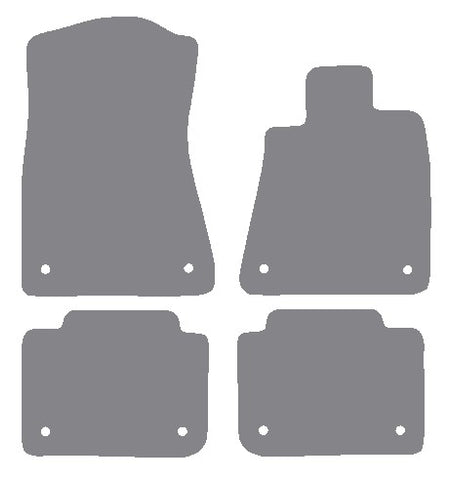 Lexus GS300H 2014 onwards Grey Premium Carpet Tailored Car Mats NV HITECH