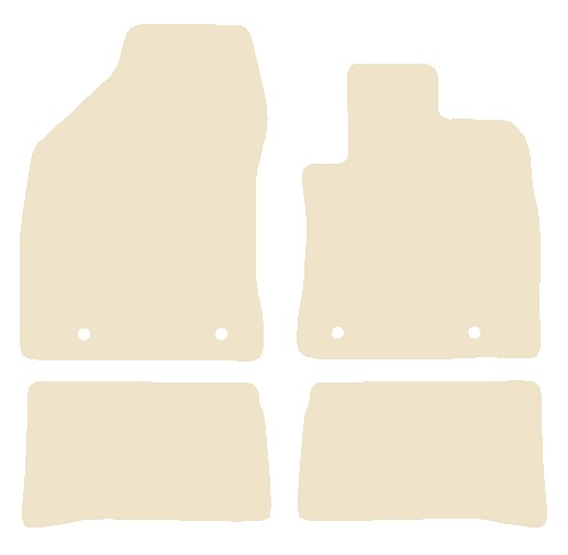 Lexus CT200H 2011-2014 Beige Luxury Velour Tailored Car Mats NV HITECH