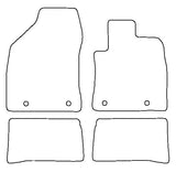 Lexus CT200h 2011-2014 Tailored VS Rubber Car Mats