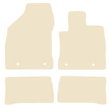 Lexus CT200H 2014 onwards Beige Luxury Velour Tailored Car Mats NV HITECH