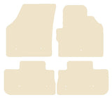 Land Rover Freelander 2 Facelift (Eyelets On All 4 Mats) 2013 onwards Beige Luxury Velour Tailored Car Mats NV HITECH