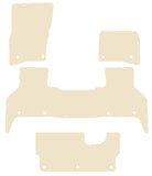 Land Rover Defender L663 130 8 Seater 2020 onwards Beige Luxury Velour Tailored Car Mats NV HITECH