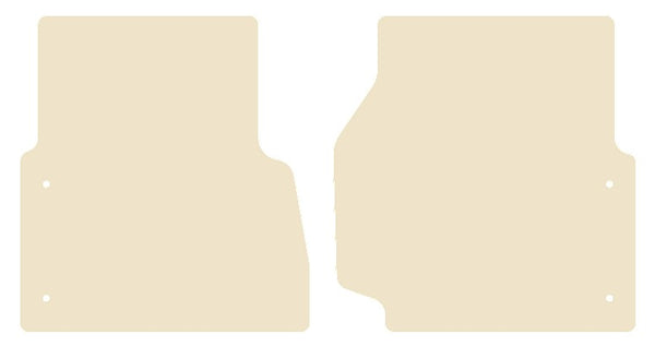 Land Rover Defender 90 Fronts Only 2012-2016 Beige Luxury Velour Tailored Car Mats NV HITECH