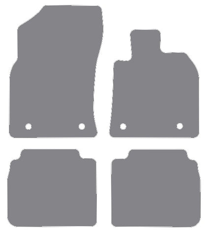 Lexus ES 2018 onwards Grey Premium Carpet Tailored Car Mats NV HITECH