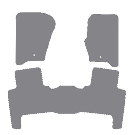 Land Rover Range Rover Sport (One Piece Rear) 2005-2013 Grey Premium Carpet Tailored Car Mats NV HITECH