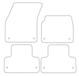 Land Rover Range Rover Evoque L538 Rear Holes 7cm Bottom 2013-2018 Tailored VS TPE Rubber Car Mats