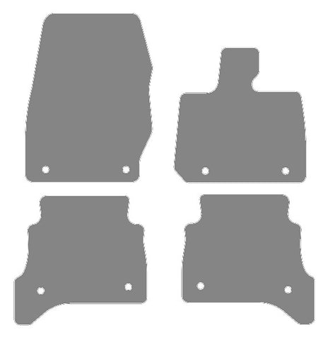 Land Rover Range Rover L460 SWB 4 Pce 2022 onwards Grey Premium Carpet Tailored Car Mats NV HITECH
