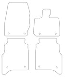 Land Rover Range Rover L460 LWB 4 Pce 2022 onwards Tailored VS TPE Rubber Car Mats