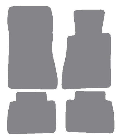 Mercedes 190 (W201) Saloon 1982-1993 Grey Premium Carpet Tailored Car Mats NV HITECH