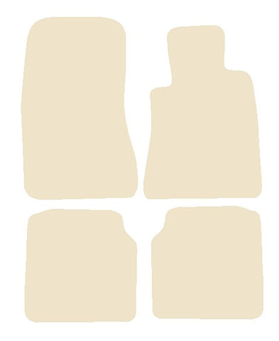 Mercedes S Class (W140) Saloon LWB 1991-1999 Beige Luxury Velour Tailored Car Mats NV HITECH