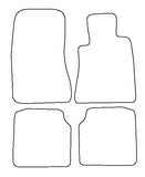 Mercedes S Class (W140) Saloon LWB 1991-1999 Tailored VS Rubber Car Mats