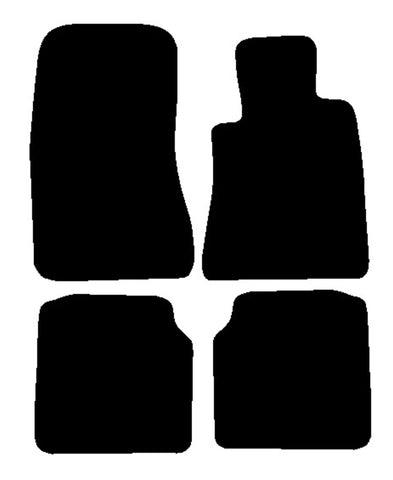 Mercedes S Class (W140) Saloon LWB 1991-1999 Black Premium Carpet Tailored Car Mats NV HITECH
