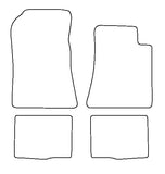 Mercedes SL (R129) 2 Seater 1989-2001 Tailored VS Rubber Car Mats