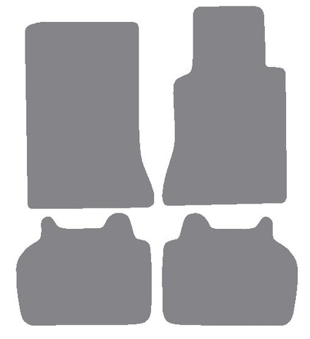 Mercedes E Class (W124) Saloon / Estate 1984-1996 Grey Premium Carpet Tailored Car Mats NV HITECH