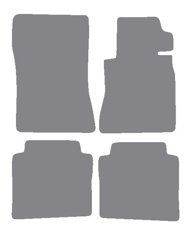 Mercedes S Class (W126) Saloon SWB 1982-1992 Grey Premium Carpet Tailored Car Mats NV HITECH
