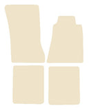 Mercedes SL (W107) 2 Seater 1983-1989 Beige Luxury Velour Tailored Car Mats NV HITECH