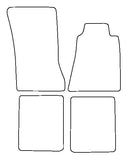 Mercedes SL (W107) 2 Seater 1983-1989 Tailored VS Rubber Car Mats