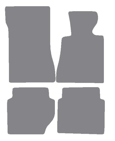 Mercedes E Class (W123) Saloon / Estate SWB 1975-1985 Grey Premium Carpet Tailored Car Mats NV HITECH