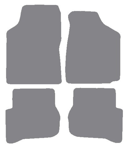 Mazda 323 1989-1994 Grey Premium Carpet Tailored Car Mats NV HITECH